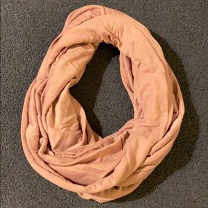 Pink/light purple infinity scarf